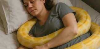 Domaći piton je prestao da jede i počeo da se čudno ponaša prema vlasnici — tokom posete veterinar je rekao nešto što nije očekivala. - featured image