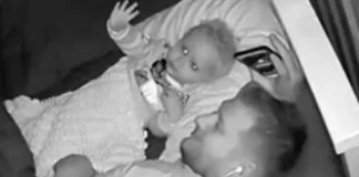 Beba je iz kreveta uporno mahala nekome- Kada je otac odlucio da vidi snimke sledio se i umro od straha - featured image