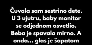 “Čuvala sam sestrino dete. U 3 ujutru, baby monitor se odjednom upalio…” - featured image