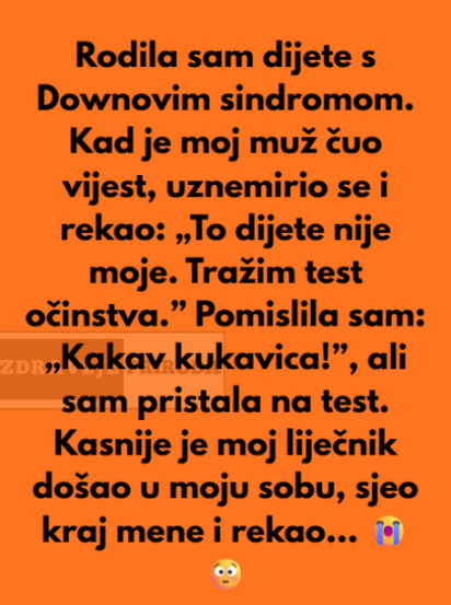 Rodila sam dijete sa posebnim potrebama moj suprug je preblijedio… - featured image Rodila sam dijete sa posebnim potrebama moj suprug je preblijedio… - featured image