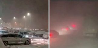 Snježna oluja pogodila evropsku državu: Kolona od 20 km na autocesti, ljudi zarobljeni u autima - featured image