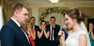 Na dan venčanja moj budući muž mi je pravo pred oltarom šapnuo na uho: „Tvoja porodica je bankrotirala, čemu mi ti trebaš bez novca?“ Očekivao je da ću se slomiti, ali umesto toga sam uzela mikrofon i rekla nešto od čega su svi bili užasnuti. - featured image