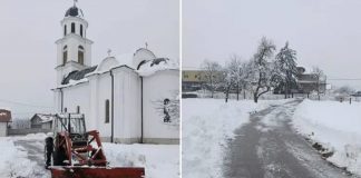 Ibro očistio put i portu hrama da bi komšije mogle na božićnu liturgiju - featured image
