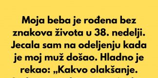Sobala sam u bolnici, dok sam jecala, kada je muž došao i hladno rekao: „Kakvo olakšanje. Sad mogu da te ostavim bez osećaja krivice.“ - featured image