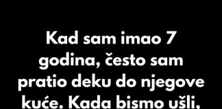 Kad sam imao 7 godina, često sam pratio deku… - featured image