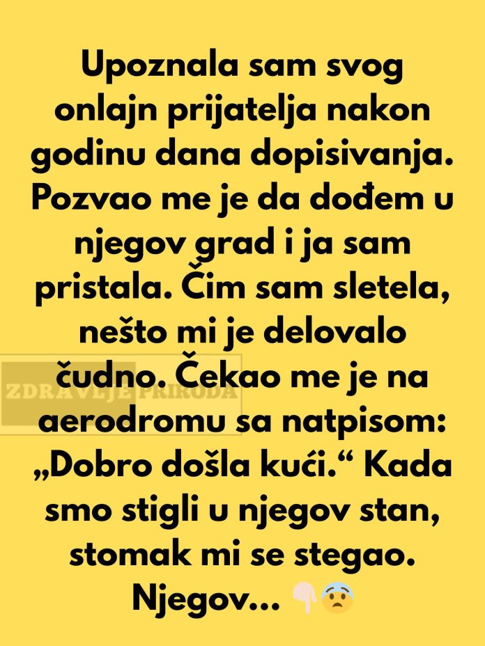 Upoznala sam svog onlajn prijatelja nakon godinu dana dopisivanja. - featured image Upoznala sam svog onlajn prijatelja nakon godinu dana dopisivanja. - featured image