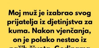 Moj muž je izabrao svog prijatelja iz djetinjstva za kuma… - featured image