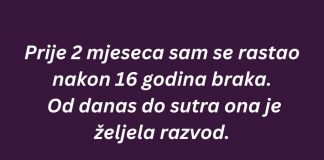 “Prije 2 mjeseca sam se rastao nakon 16 godina braka…” - featured image