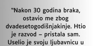 “Nakon 30 godina braka, ostavio me zbog dvadesetogodišnjakinje…” - featured image