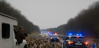 Stotine pasa završile su na autoputu, ometajući saobraćaj: policija i spasilačke ekipe su se dugo trudile da uklone životinje sa puta, ne shvatajući odakle su došle, a kada je istina otkrivena, svi su bili šokirani 😨😱 - featured image
