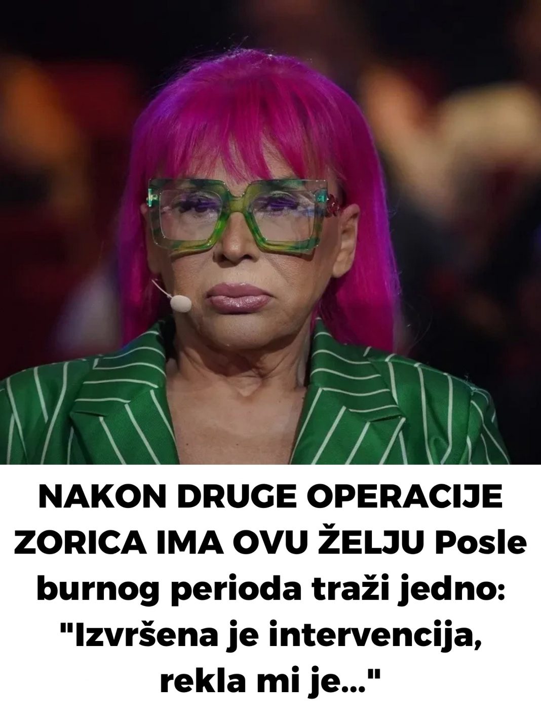 Zorica Brunclik ima samo jednu želju: Podrška porodice i prijatelja u najtežim trenucima - featured image