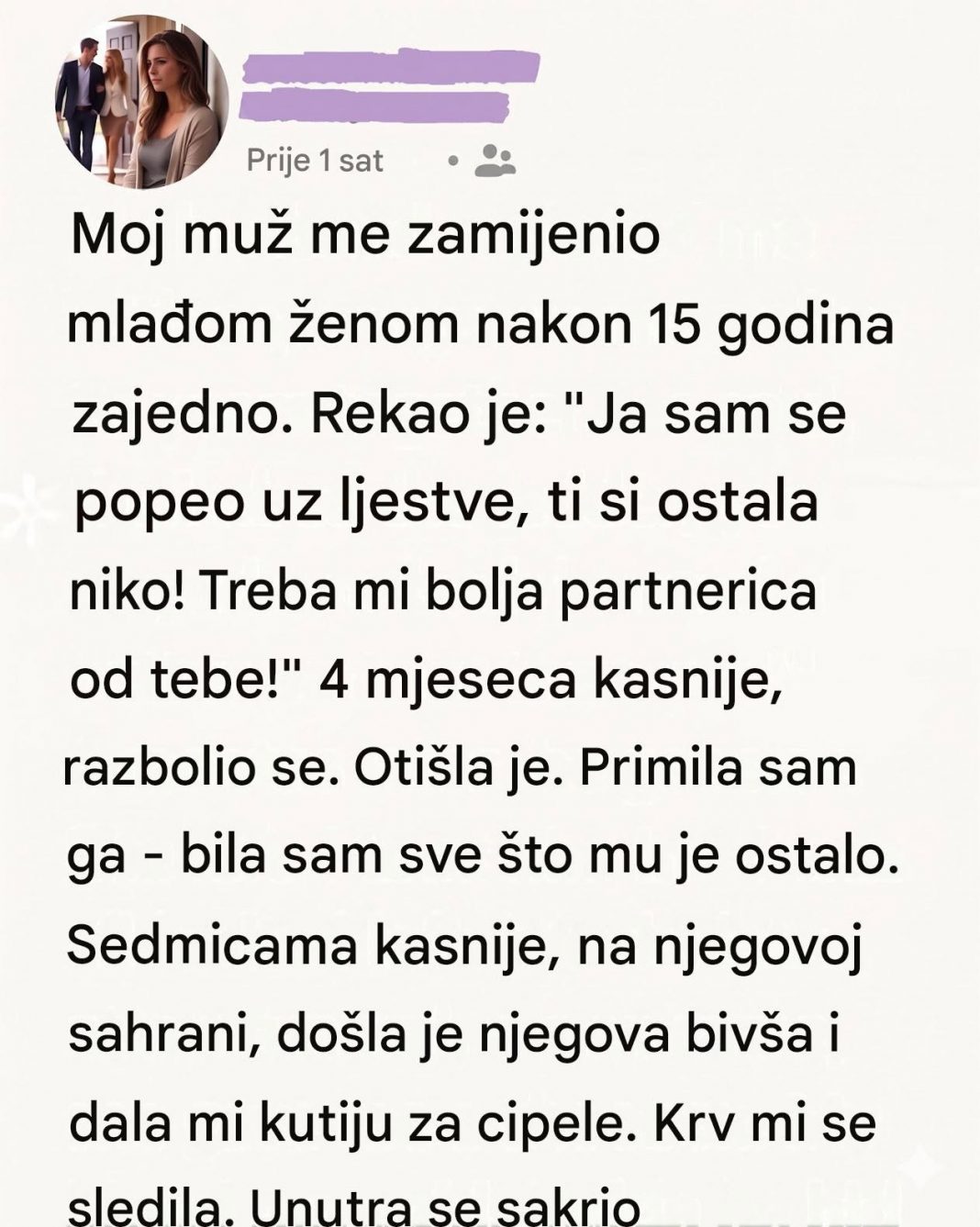 Ostavio me je zbog druge jer sam bila „beznačajna“: Kada je bolest uzela sve, ostala sam jedina pored njega - featured image